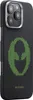 A black phone case with a green alien logo and the brand name 'PITAKA' printed on it. The case has a textured surface and a silver accent around the camera module. Náhled obrázku produktu