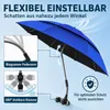 Doppel-Klappschirm mit Klemme UPF50+ – 106cm, 360° Produktbild-Vorschau 4