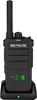 A black Retevis walkie-talkie is shown in its charging dock against a white background. Anteprima dell’immagine prodotto