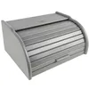 Creative Home Porta-Pane Legno Grigio | 38x28,5x17,5cm | Anteprima dell’immagine prodotto 4