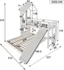 Łóżko piętrowe Fortuna Lai 90x200/140x200cm ze zjeżdżalnią Podgląd zdjęcia produktu 5