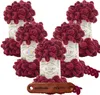 5 x ALIZE Puffy 107 Bordeaux mit Label Produktbild-Vorschau 1