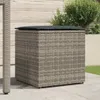 vidaXL Scatola per cuscini con contenitore grigio 50 x 50 x Anteprima dell’immagine prodotto 3