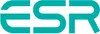 The image shows the letters ESR in a teal color on a white background. Produktbild-Vorschau