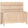 vidaXL Gartentruhe 108x42,5x54 cm Massivholz Kiefer Produktbild-Vorschau 1