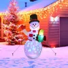150cm Aufblasbarer Schneemann, Aufblasbares Weihnachten Produktbild-Vorschau 1