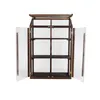 Greenspot Origin Mini Serre - 80x42x121cm Bois de rose brun Voir les images du produit 3