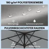 Outsunny Sonnenschirm 295 cm Neigbar Balkonschirm mit Produktbild-Vorschau 6