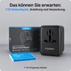 VOOMY Reiseadapter Weltweit 6-in-1 – für 200+ Länder – 35W Produktbild-Vorschau 8
