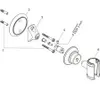 hansgrohe AXOR Porte-douche Montreux, 16325000, 16325000 Anteprima dell’immagine prodotto 5
