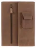 Dethloff Schreibmappe A5 Handwerkermappe Leder braun für Produktbild-Vorschau 4