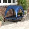 Hundebett Outdoor mit Sonnendach, Hundeliege erhöht mit Produktbild-Vorschau 11