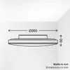 Briloner LED Deckenlampe Ø26cm Rund 18W 1850lm 3000K Produktbild-Vorschau 8