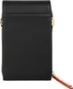 A black crossover purse bag is shown from the side against a white background. Anteprima dell’immagine prodotto