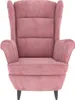 vidaXL Ohrensessel mit Hocker Rosa Samt Produktbild-Vorschau 4