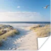 MuchoWow® Poster Düne - Möwe - Strand - Meer - Sonne Produktbild-Vorschau 1