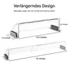 Klimaanlagen-Schallwand,4 Stück transparente verstellbare Produktbild-Vorschau 2