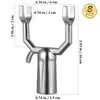8 Pcs Baumstützen Pflanzen Unterstützung Baumstütze Metall Produktbild-Vorschau 2