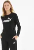 PUMA ESS Logo Felpa con cappuccio TR PUMA BLACK M Anteprima dell’immagine prodotto 24