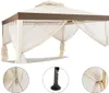 Gartenpavillon, 3x3M, Dachplane, Sonnenschutz Pavillon, Produktbild-Vorschau 2