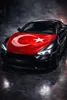 Kochmaster Motorhauben-Flagge Türkei – Autohauben Abdeckung Produktbild-Vorschau 2