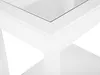 BELIANI Beistelltisch Weiß Glas MDF Platte 40 x 57 cm Produktbild-Vorschau 9