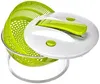 Ibili Salatschleuder mit Pedal-Funktion, Edelstahl, 24 cm, Produktbild-Vorschau 2