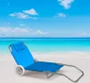 Chaise longue Portable avec roues Banana - Bleu clair Voir les images du produit 7