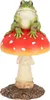 Esschert Design Mouche agaric avec grenouille Voir les images du produit 1