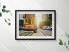 Straßenbahn in San Francisco– Wandbild mit Rahmen – Produktbild-Vorschau 3