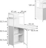 Vicco Esstisch Savio, 57 x 30 cm mit klappbarer Produktbild-Vorschau 6