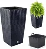 Květináč RATO SQUARE s vkladem 24 cm - barva: antracit Voir les images du produit 16