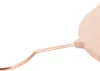Close-up view of a rose gold hanger with a pink clip attached. Produktbild-Vorschau