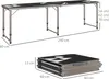 Outsunny Bierpong Tisch Campingtisch klappbarer Klapptisch Produktbild-Vorschau 3