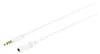 4-pol, 3,5mm Stecker/ Buchse, weiß, verg. 2m Produktbild-Vorschau 2