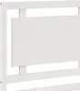 vidaXL Massivholzbett Extra Lang ohne Matratze Weiß 160x220 Produktbild-Vorschau 7
