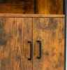 Relaxdays Keukenkastje, industriële stijl, bruin Productafbeelding-voorbeeld 6