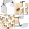 XMTECH 2 pièces Planches à saumon à flamber avec support en Voir les images du produit 12