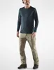 Fjällräven Herren Abisko Wool Langarmshirt Dark Navy M Produktbild-Vorschau 8