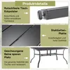 Gartentisch höhenverstellbares Aluminiumgestell rostfrei Produktbild-Vorschau 5