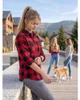 Brandit Donna - Camicia FLANELL nero / rosso - M Anteprima dell’immagine prodotto 28