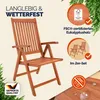 Set de 2 chaises pliantes Vanamo en bois d'eucalyptus Voir les images du produit 3