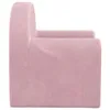vidaXL Detská pohovka Pink Soft Plush Náhľad obrázku produktu 4