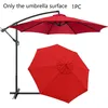 Topchances 2,7 m 6 côtes Parasol Couverture de remplacement Voir les images du produit 5