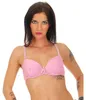 Wattierte Bügel BHs mit Spitze Büstenhalter; Rosa 75 B Produktbild-Vorschau 1
