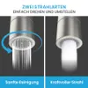 Bächlein Wasserhahn-Aufsatz in Edelstahl gebürstet - gerade Produktbild-Vorschau 3