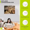 ARTland Leinwandbild Pusteblume Goldschimmer Größe: 40x30 Produktbild-Vorschau 2