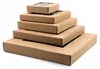 A stack of five cardboard boxes of varying sizes, arranged diagonally. Produktbild-Vorschau