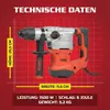 HECHT 1036 Bohrhammer SDS + | 1500 W | 6 Joule | 4250 SpM | Produktbild-Vorschau 9
