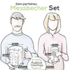 TreeBox Messbecher - Glas - 1 L & 500 ml - 2er Set Produktbild-Vorschau 2